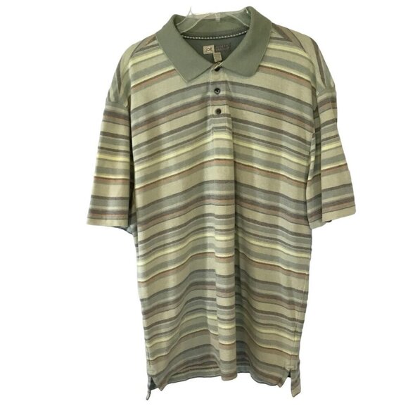 Joseph Abbboud "Joe" Men's 3-Button Short Sleeve Collared Golf Polo Shirt Sz XXL - Picture 1 of 9